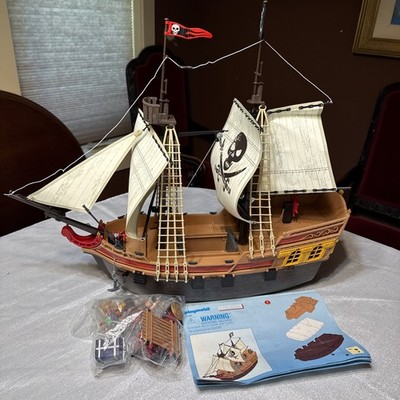 Playmobil - Pirate­ Ship (5135) With New Sealed Parts - COMPLETE