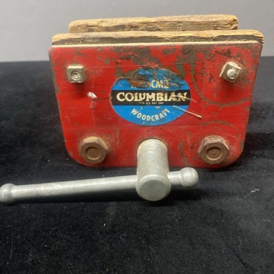 Columbian woodcraft # 6-C woodworking vise undermount with Metal Handle
