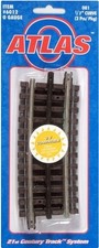Atlas 6012 O Scale Nickel Silver O-81 1/3 Curve Track Pack of 2 
