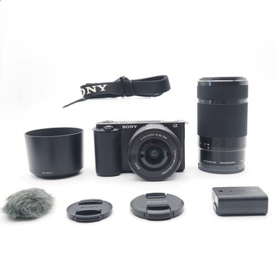 SONY ZV-E10Y schwarz mit SELP1650 SEL55210 (Shutter Count 973) [Top neuwertig...