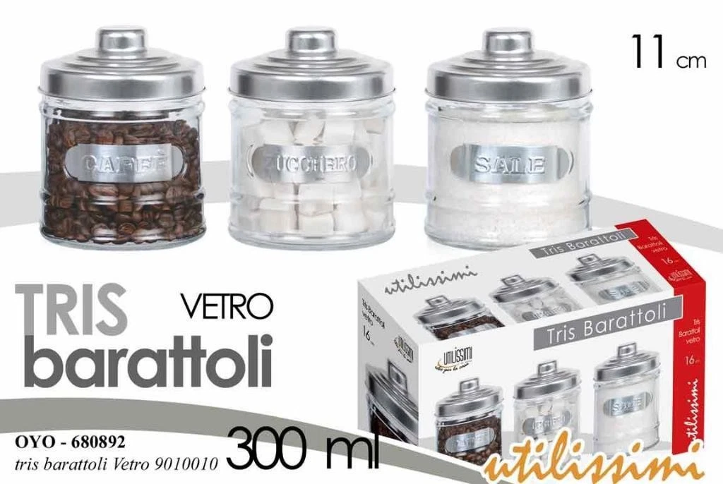 Barattoli Con Coperchio, Ermetici, 2400 Ml, Contenitore Con Coperchio, Contenito