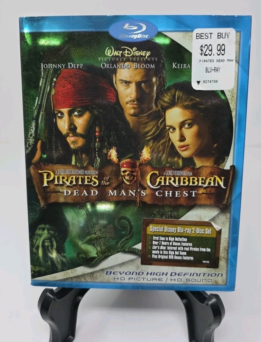Pirates of the Caribbean: Dead Man's Chest Blu-ray Discs for sale