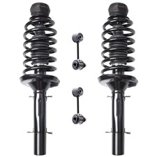 Front Struts Coil Springs Sway Bar For 1999-2002 Volkswagen Golf Beetle Jetta Front Struts Coil Springs Sway Bar For 1999-2002 Volkswagen Golf Beetle Jetta