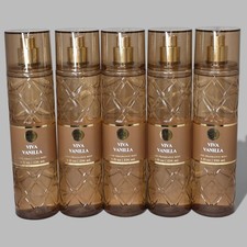 Bath  Body Works Viva Vanilla Fine Fragrance Mist Spray 8 oz New 5pc Lot