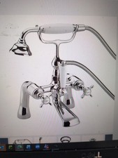 Bristan 1901 Bath & Shower Mixer Valve/Tap - Silver