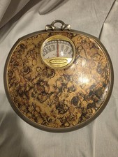 Vintage Hanson Bathroom Floor Scale Royal Copper Marble Design Heavy Duty Steel