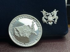 1989 Security Pacific Bank 1 oz .999 Silver Round Washington Centennial Rare! 1989 Security Pacific Bank 1 oz .999 Silver Round Washington Centennial Rare!