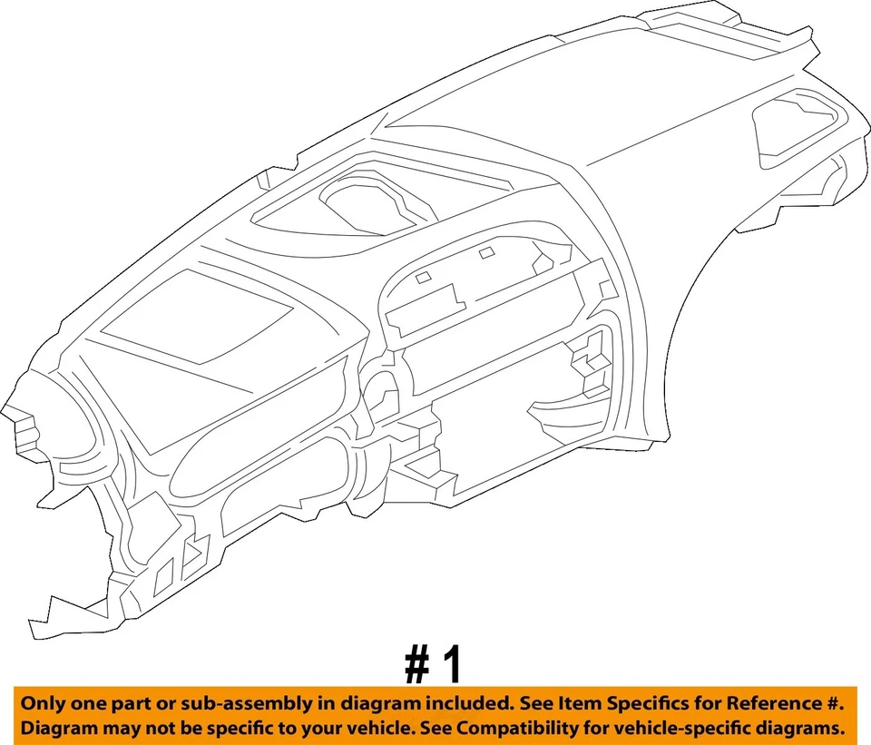 Panel de salpicadero usado se adapta a: BMW 650I 2013 sin pantalla frontal grado A Foto 4 de 4