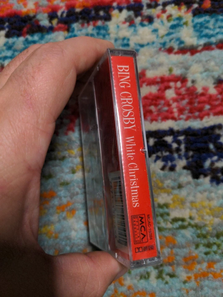 Bing Crosby Merry Christmas Cassette Tape Silent Night White Christmas  Sealed - Image 4 of 4