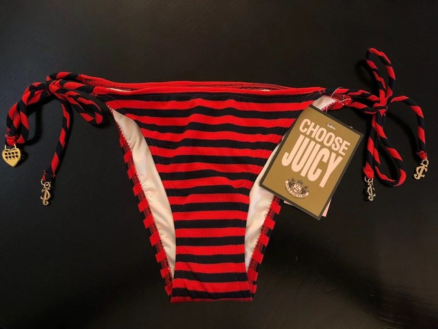 Juicy Couture Angel Flirt String Bottom Bikini Swimsuit LG for sale online | eBay