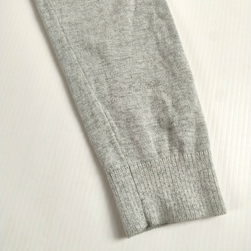 Jack & Jones Core Grey Cotton Jumper Men's Size L Black & Yellow Chest Stripe - Picture 5 of 9