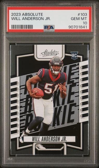 2023 Absolute #103 Will Anderson Jr, - PSA 10
