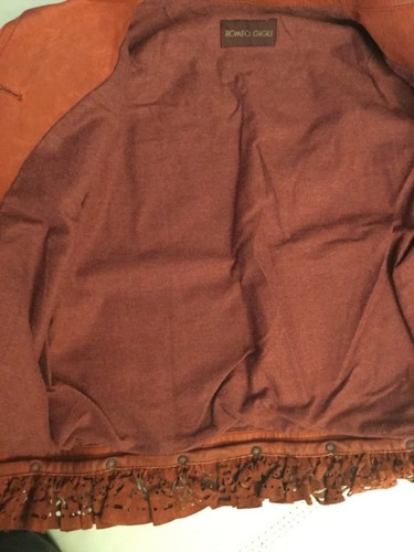 Vintage Romeo Gigli Women’s Real Leather Jacket Size 44 US S - Picture 5 of 10