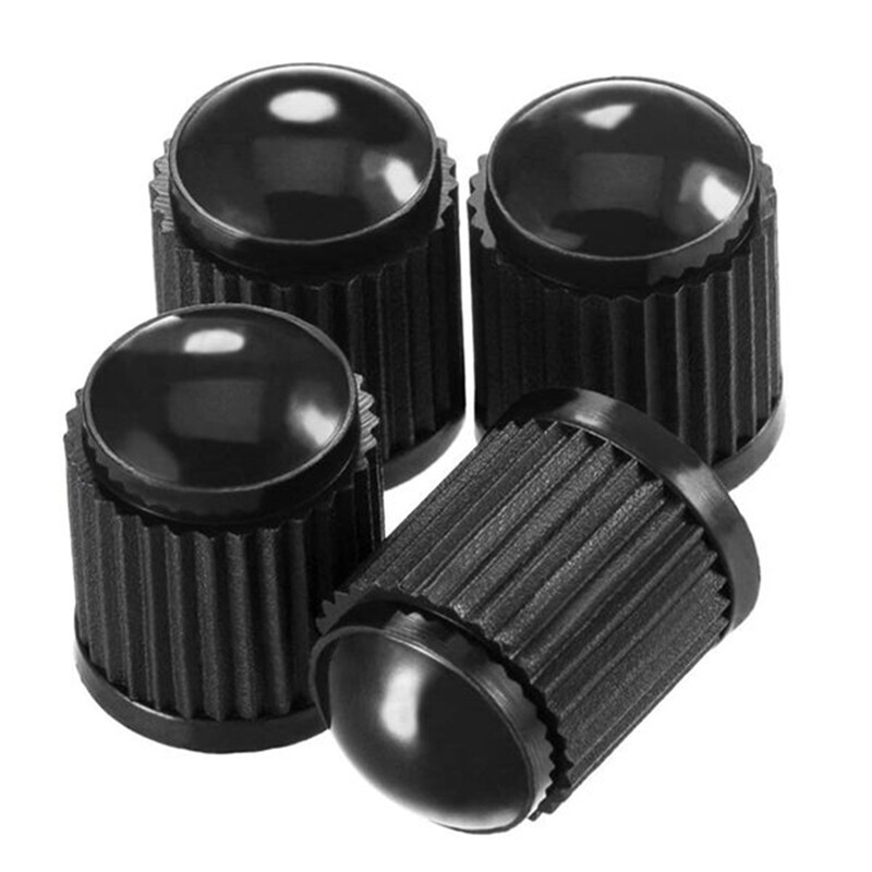 1000 Pcs Black Bicycle Tire Professional Plastic Caps Leakproof for4076