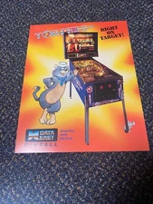 1 1988 DATA EAST FACTORY ORIGINAL TORPEDO ALLEY PROMO FLYER UNCIRCULATED