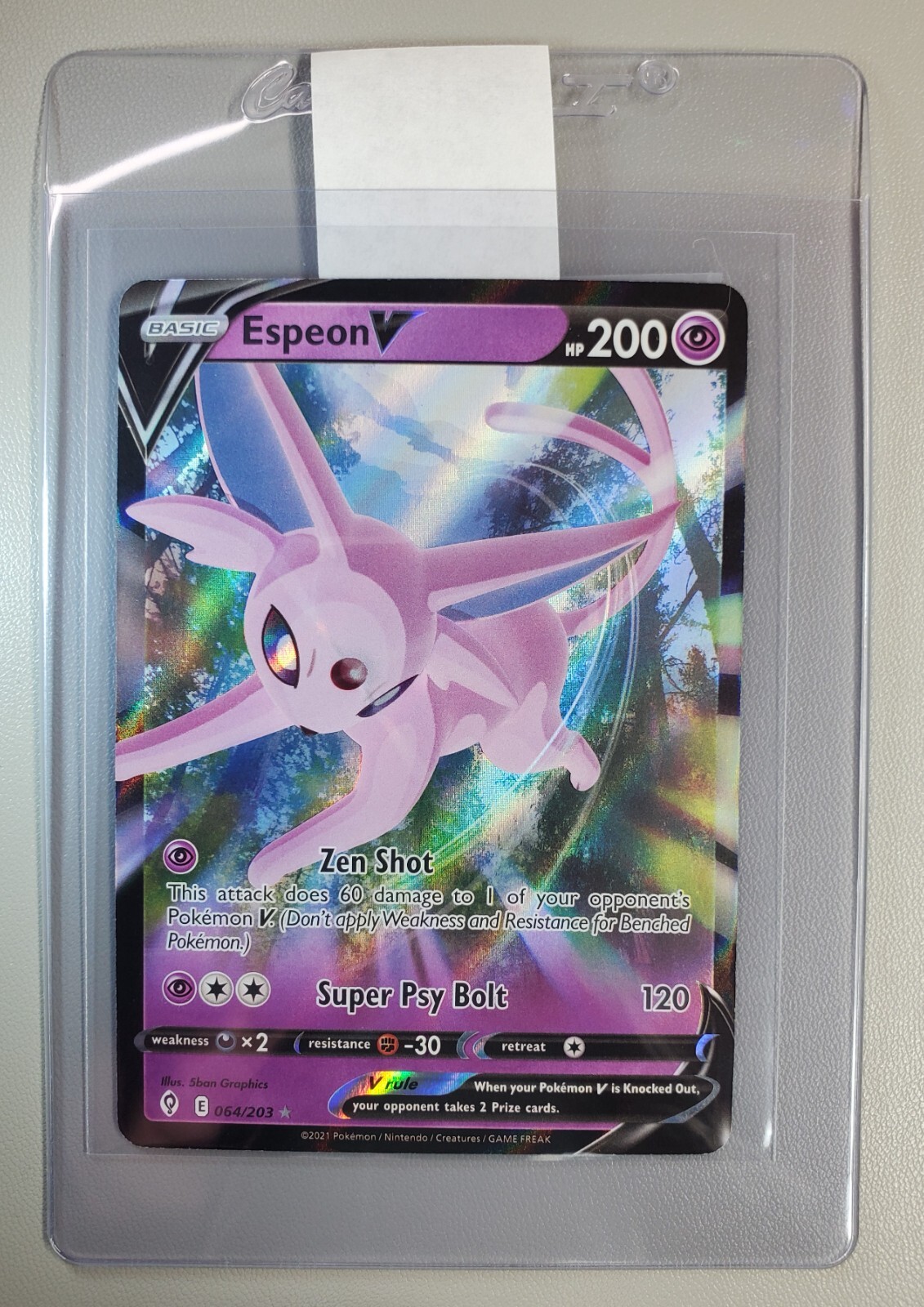 Espeon V 064/203 Evolving Skies NM Pack Fresh 64/203 Pokemon