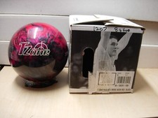 8 lb 4 oz Polyester Bowling Ball Brunswick 2011 T ZONE MAGENTA SMOKE