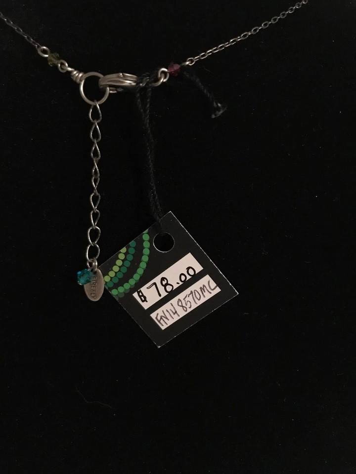 Collar FIREFLY Cristal Swarovski Piedras Múltiples-N162 Foto 3 de 4