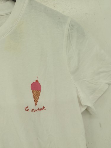 T-shirt donna French Connection S bianca 100% cotone basic - Foto 4 di 7