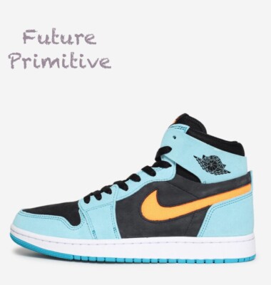 Mens Size 8 Nike Air Jordan 1 Zoom CMFT 2 Sneaker Blue Suede High Top DV1307-408 Amazon.com | Jordan Mens Air 1 Zoom CMFT 2  main image 4