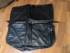 New Repo 1966 Cutlassf-85442 Coupe Front Split Bench Seat Covers Black Old 66 New Repo 1966 Cutlassf-85442 Coupe Front Split Bench Seat Covers Black Old 66
