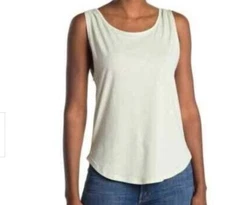 Melrose and Market Twist Strap Tank Top Green XL