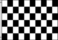 Black and White Checkered Nylon 3 x 5 Foot Flag Indoor Outdoor Racing Race New
