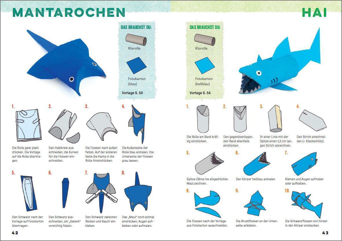 Thumbnail - Wir Basteln Einen Klorollen-zoo. Das Bastelbuch Mit 40 Lustigen Tieren