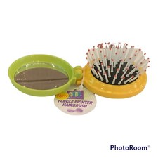 FOLDABLE HAIRBRUSH Tangle Fighter Detangling Hairbrush Compact Mirror By Razz