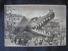 "0357"   CPA NICE  LE CARNAVAL DE NICE CHAR DE LA MUSIQUE 1905
