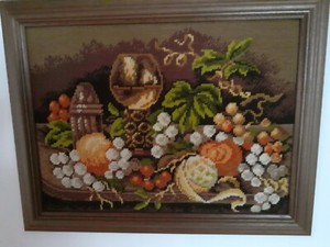 Gobelin Stickbild mit Rahmen 40x30cm | eBay