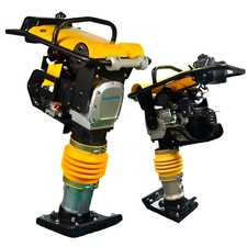 Vibrationsstampfer mit Fahrwerk Stampfer Grabenstampfer 10kN - 80KG