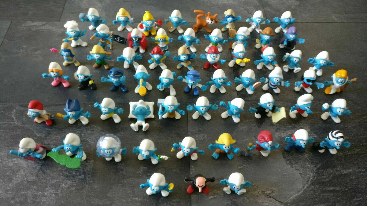 Complete collection SMURFS 60 figures McDonald's Happy Meal