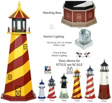 WASHINGTON REDSKINS LIGHTHOUSE Football Burgundy & Gold Working Light AMISH USA