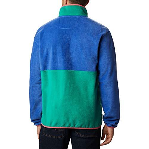 Columbia Back Bowl Full Zip Fleece Lapis Blue/Emerald Green/Bright