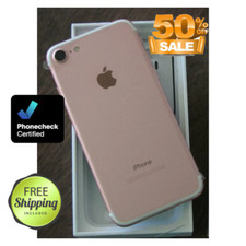 Apple iPhone 7 4G Unlocked 32GB/128GB - Rose Gold, Black, Jet Black