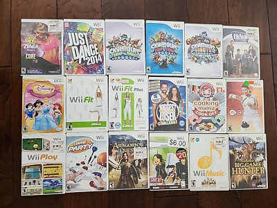 Lot of 18 Wii Games All Tested Working | eBay