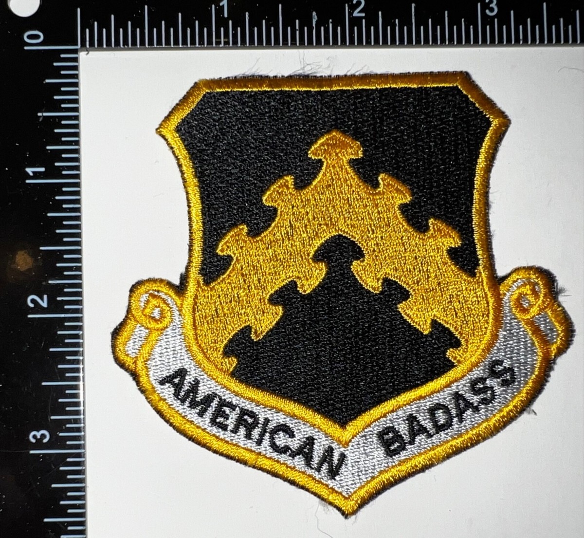 USAF US Air Force 8th Fighter Wing Wolfpack American Badass Patch