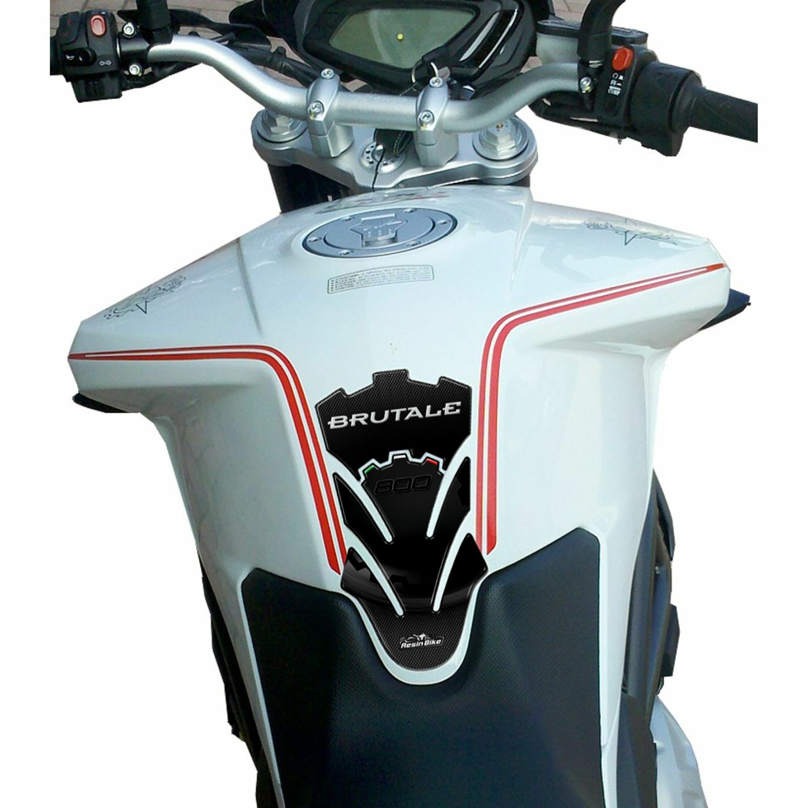 Labelbike 3D Harz Tankpad Aufkleber | Für MV Agusta Turismo Veloce | Kratzschutz Made In Italy