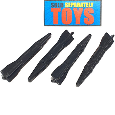 GI Joe Vector 4 BOMB SET rocket missile original Battle Force 2000 vehicle part