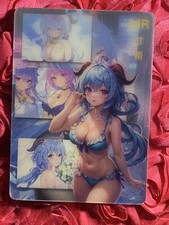 Ganyu Genshin Impact Lenticular INFLUENCER Waifu GIRL Anime ACG Card