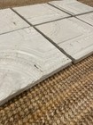 Set of 6 Vintage Ceiling Tiles Salvaged  White 11” x 11” x 1" — photo 8