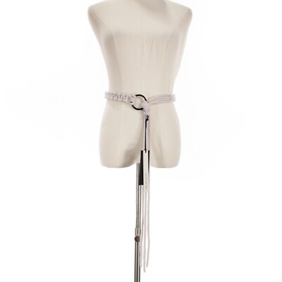 Sminfinity NWT Hang Loose O Ring Belt One Size Flare Light Beige 100% Cashmere