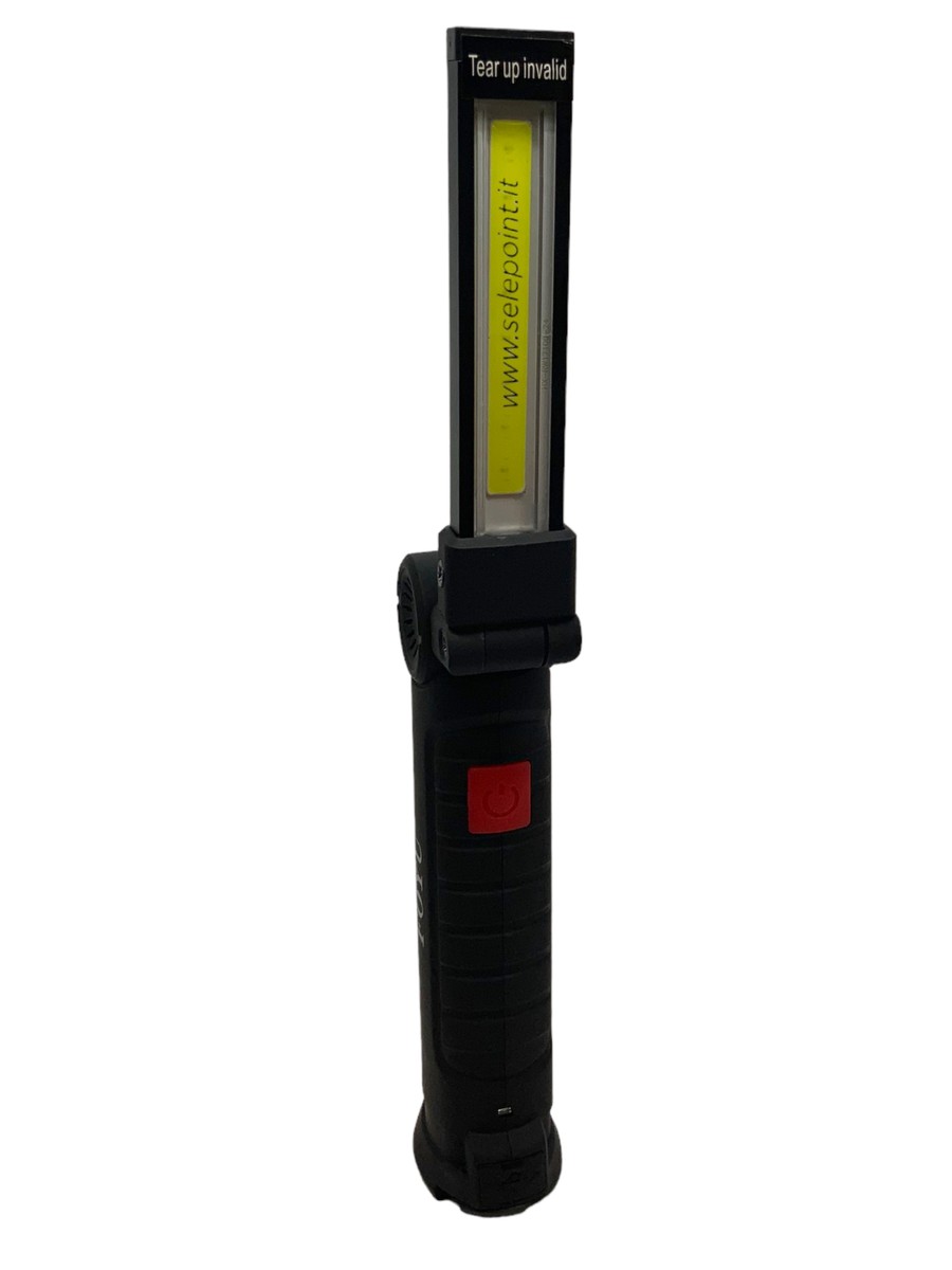 Lampada LED Magnetica Pieghevole 180° Per Palestra E Officina - 7 Regolazioni, Impermeabile, Portatile - 2