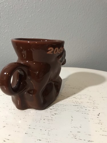 Frankoma Democrat DEM Donkey 2003 Mug Cup Political Collectible Brown Glaze - Picture 7 of 9