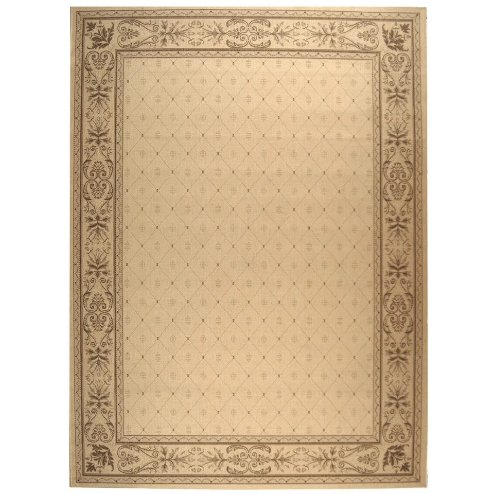 SAFAVIEH Outdoor CY2326-3001 Courtyard Natural / Brown Rug - Image 3 of 4