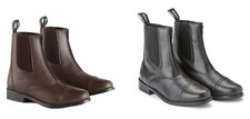 TOGGI AUGUSTA LEATHER ZIP FRONT JODHPUR BOOTS - PADDOCK JOD JODPHUR HORSE RIDING
