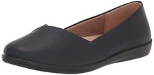 LifeStride Womens Notorious Ballet Flat, Navy, 7 US