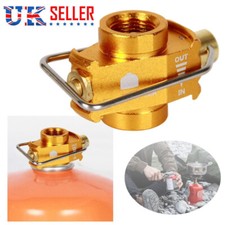 UK Outdoor Camping Gas Refill Adapter Valves Gas Stove Canister Tanks Connector