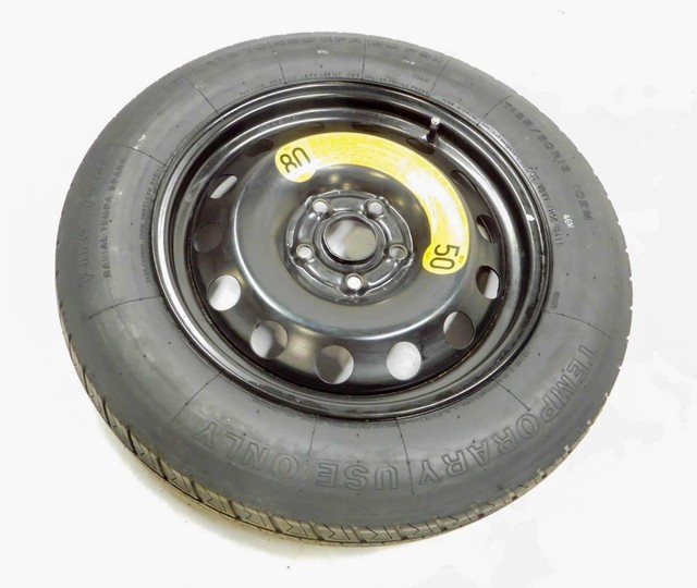 20092018 VW PASSAT (B7) 16x3 EMERGENCY SPARE STEEL WHEEL RIM w/ TIRE